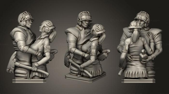 Figurines of people (Lovers, STKH_0309) 3D models for cnc